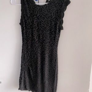 Black dress Urban Outffitsrs with patterns